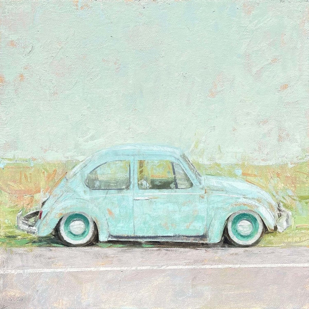 Little Blue Bug by LePrince Fine Art Gallery at LePrince Galleries