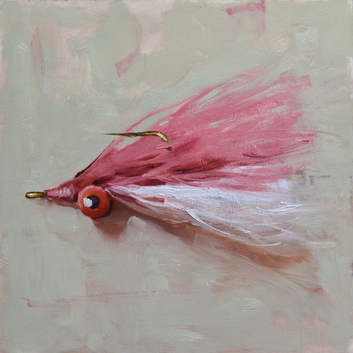 Clouser Minnow in Red by Marc Anderson at LePrince Galleries