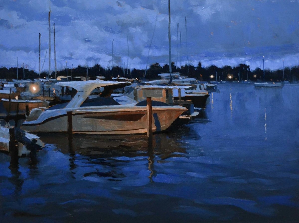 Marina Blues by Marc Anderson at LePrince Galleries