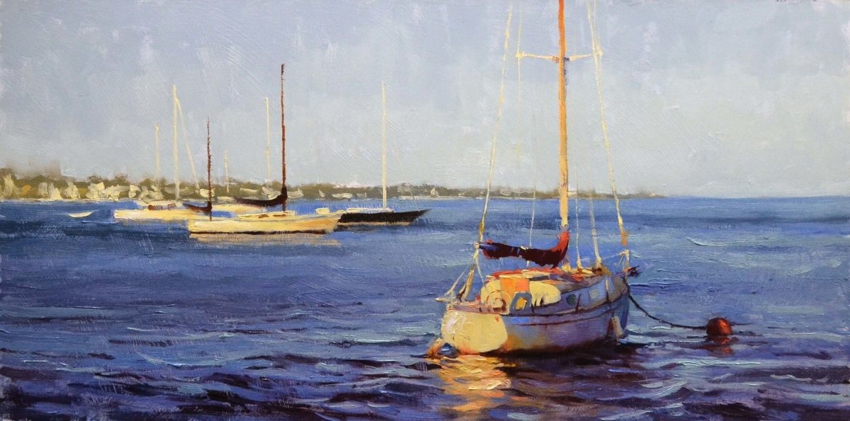 Mooring Evening by Marc Anderson at LePrince Galleries