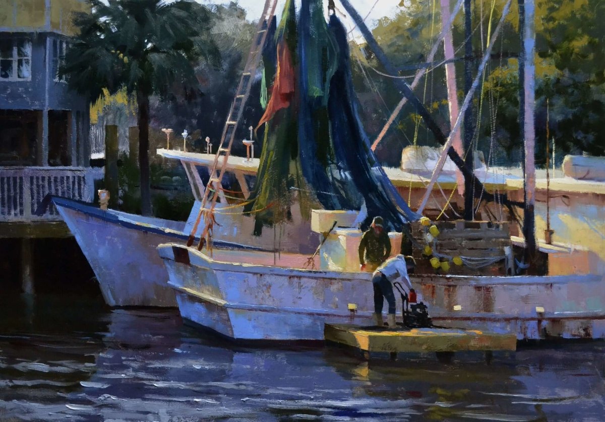 Shem Creek Morning by Marc Anderson at LePrince Galleries