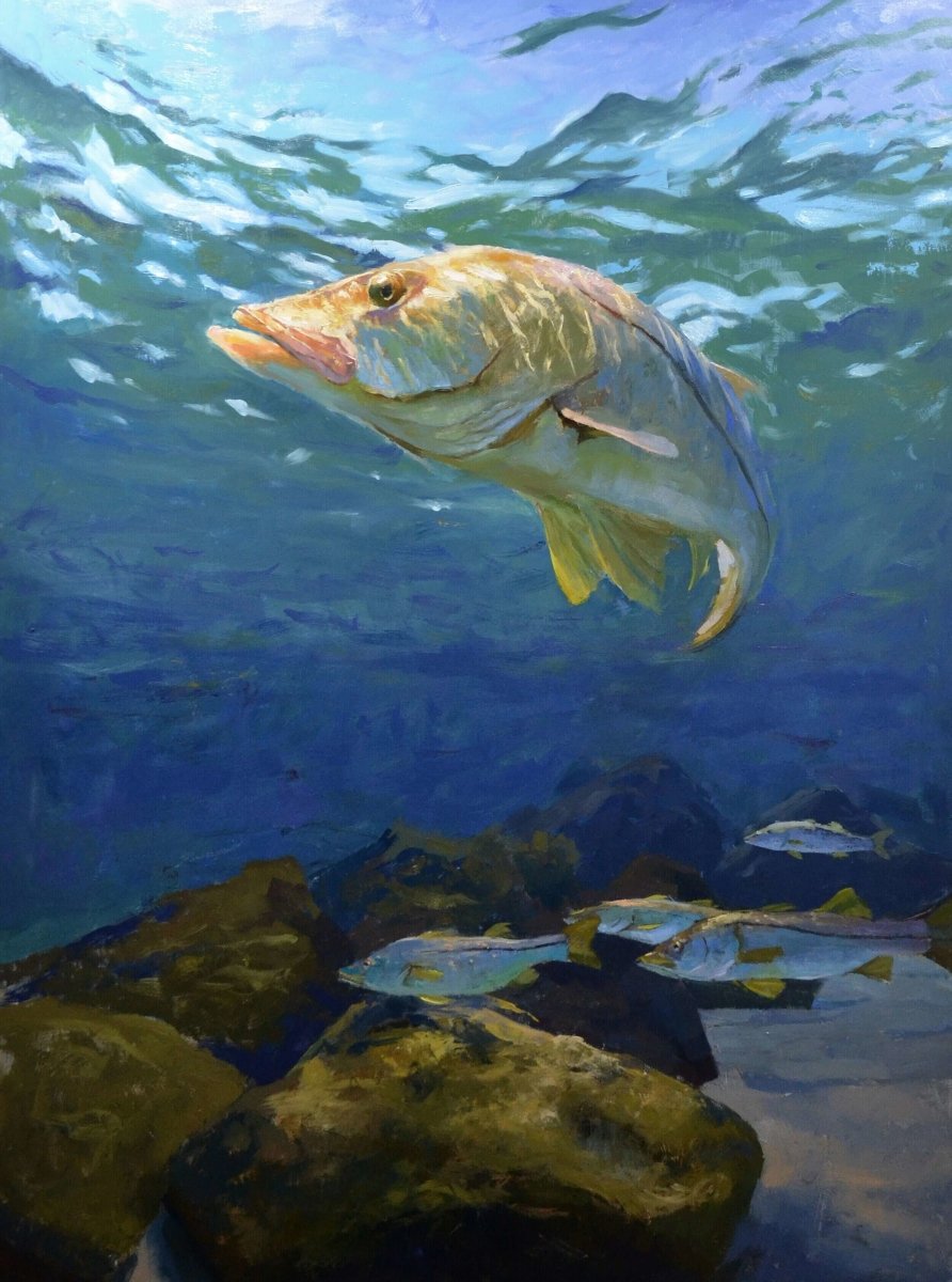 Snook on the Rocks by Marc Anderson at LePrince Galleries