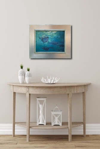 Tuna in Blue by Marc Anderson at LePrince Galleries