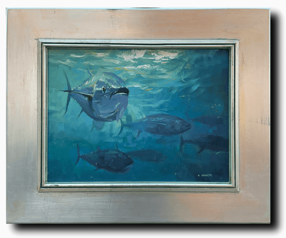 Tuna in Blue by Marc Anderson at LePrince Galleries
