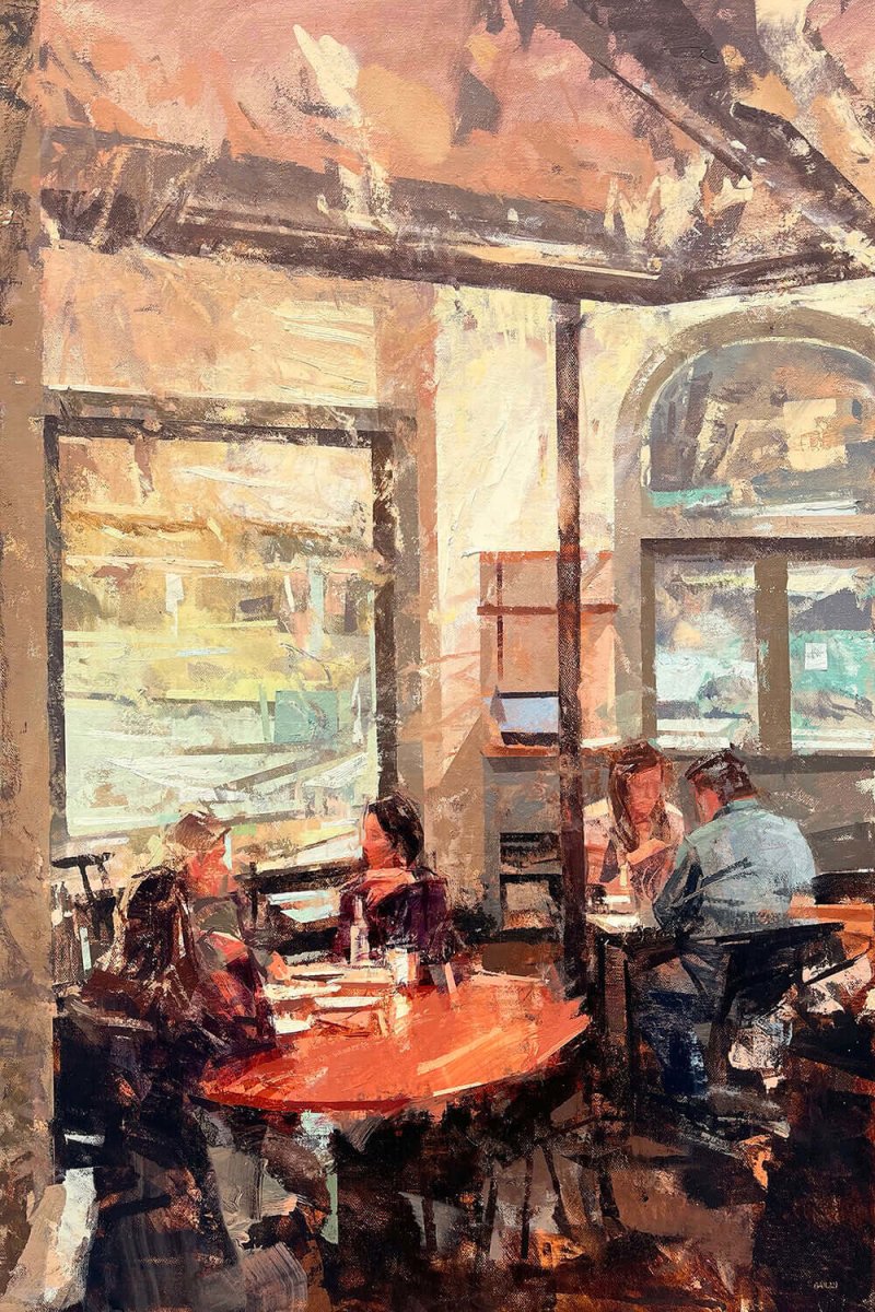 An Evening Out by Mark Bailey at LePrince Galleries