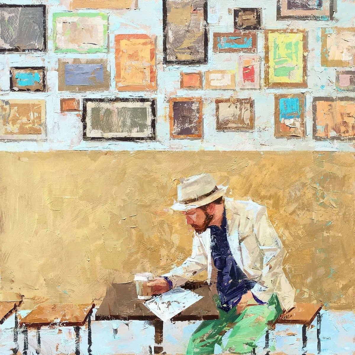 Café Colorido by Mark Bailey at LePrince Galleries