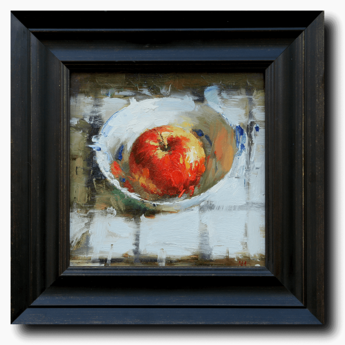 Apple in Bowl by Ning Lee at LePrince Galleries