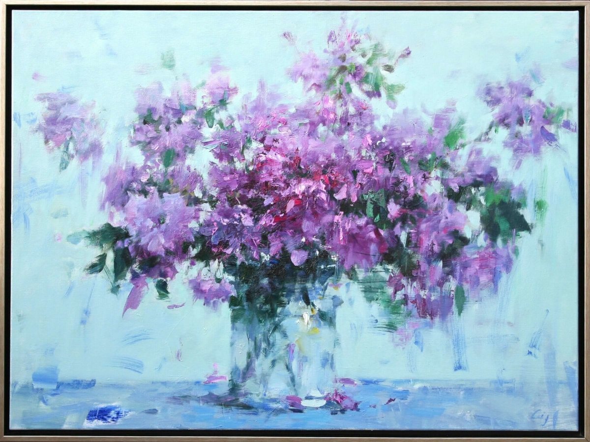 Cherry Blossoms by Ning Lee at LePrince Galleries