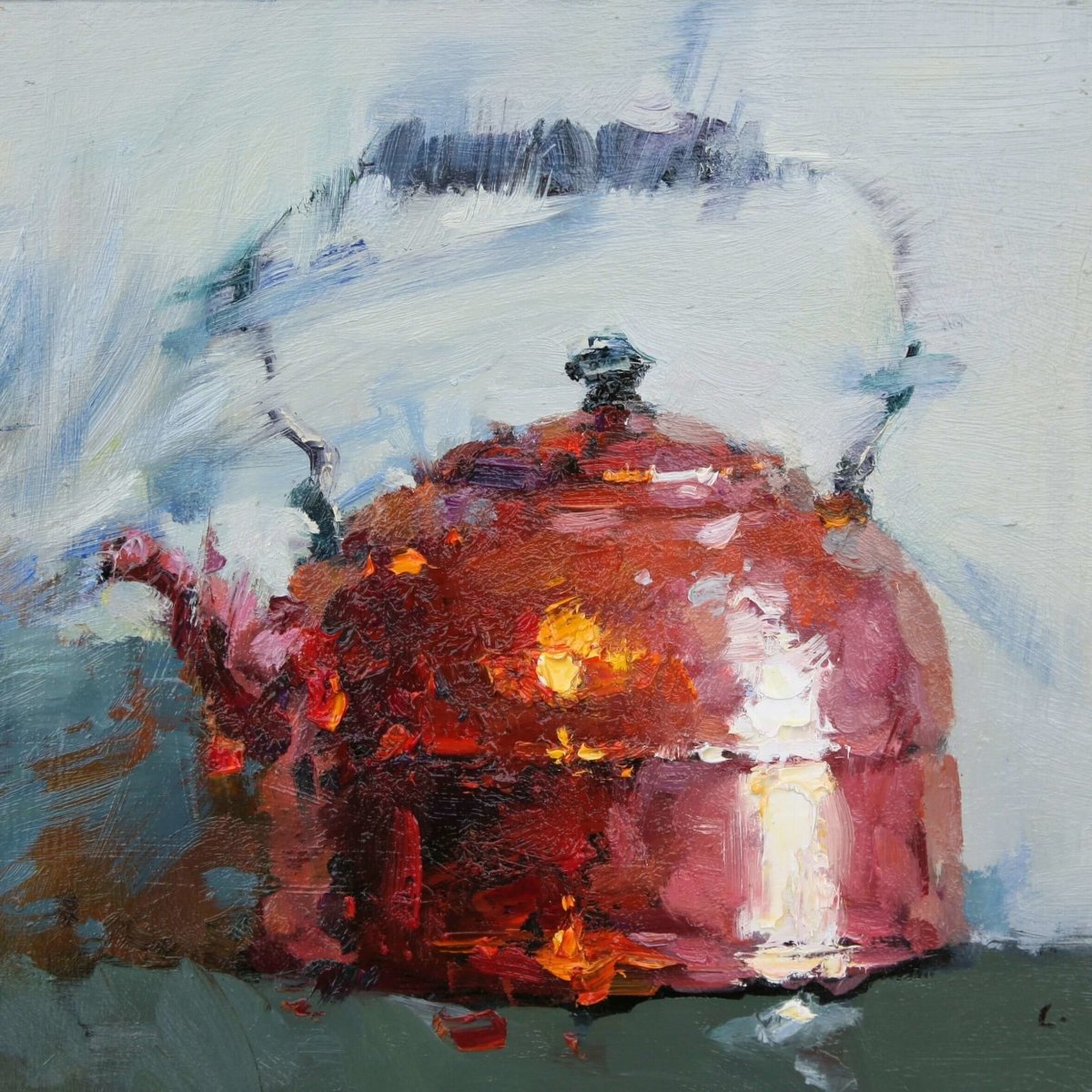 Copper Kettle by Ning Lee at LePrince Galleries