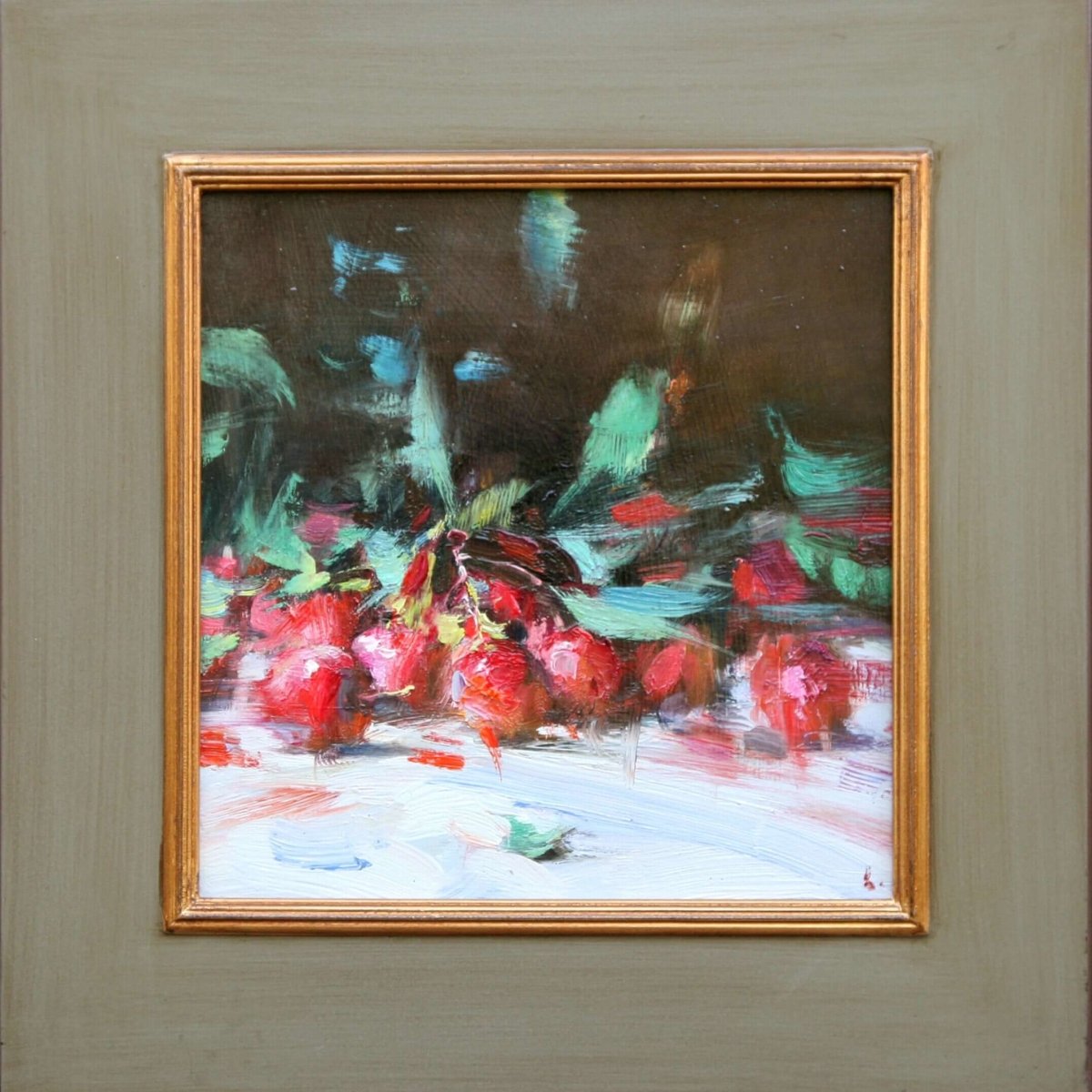 Crab Apples by Ning Lee at LePrince Galleries