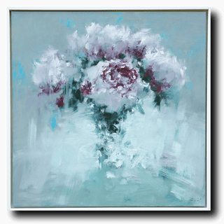 Peonies by the Window by Ning Lee at LePrince Galleries
