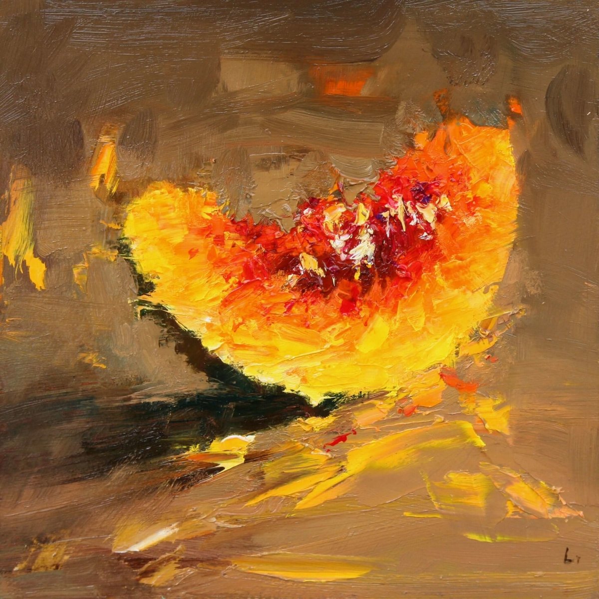 Slice of Pumpkin by Ning Lee at LePrince Galleries