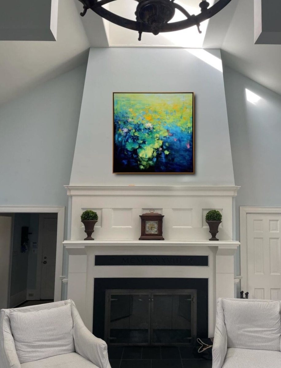 Summer Pond by Ning Lee at LePrince Galleries