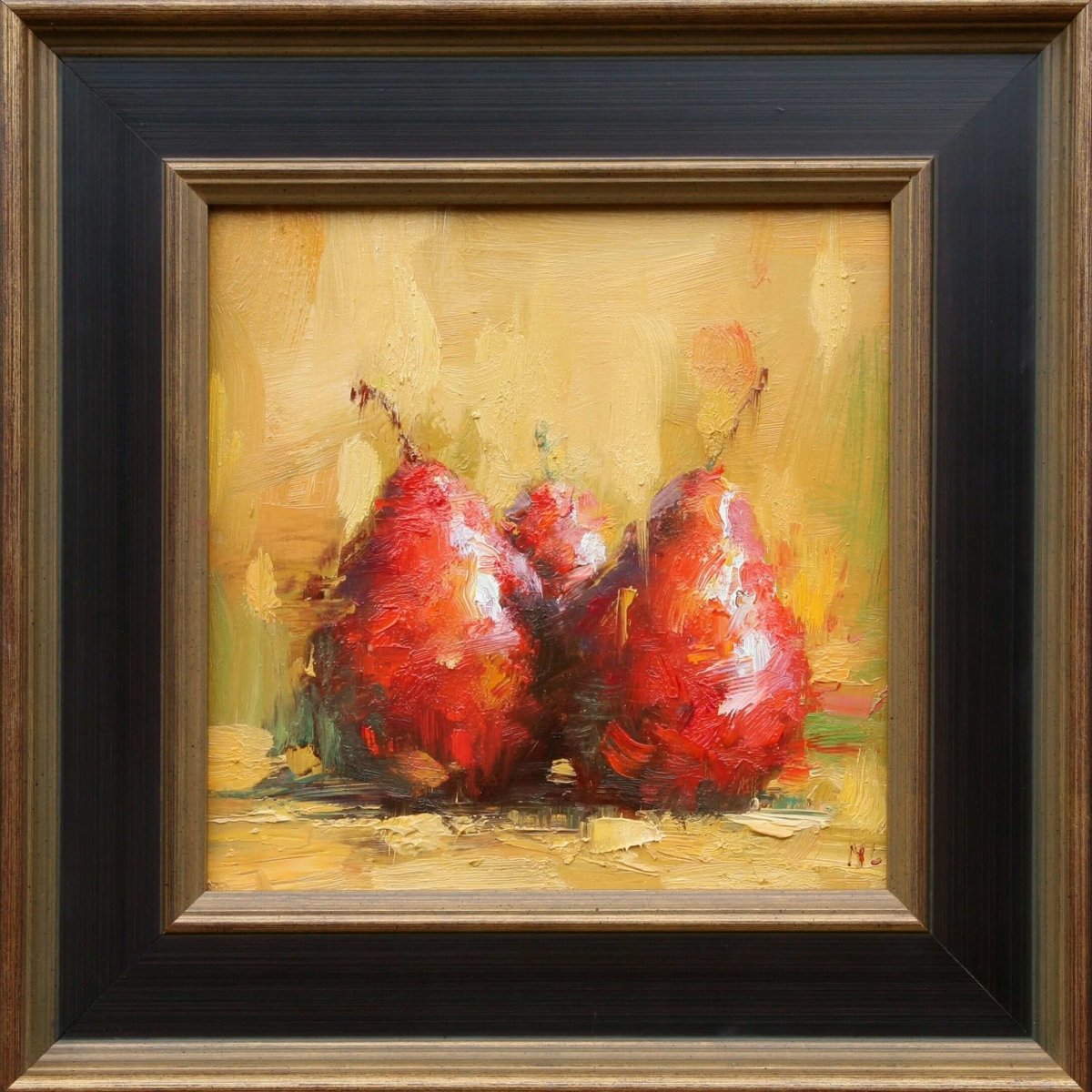 Three Pears by Ning Lee at LePrince Galleries