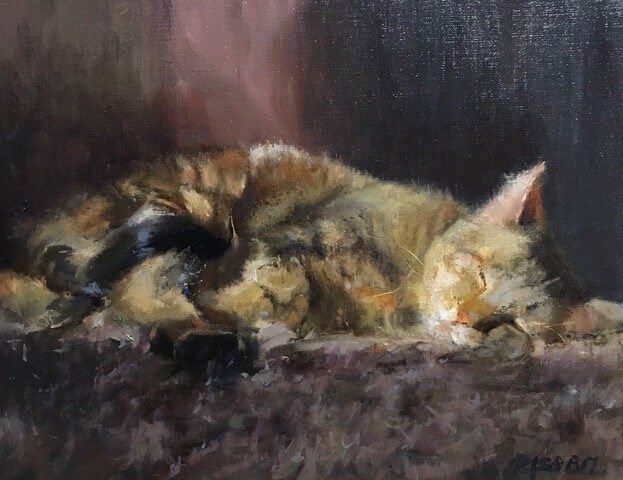 Purrfect Place by Roseanne Cerbo at LePrince Galleries