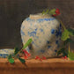 Dainty Reds and Ginger Jar by Stacy Barter at LePrince Galleries