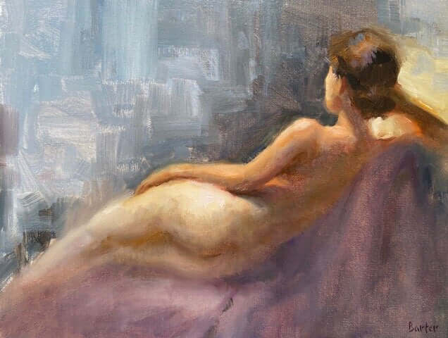 Draped in Purple by Stacy Barter at LePrince Galleries