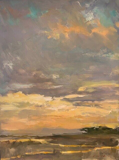Lowcountry Sunset by Susannah Gramling at LePrince Galleries