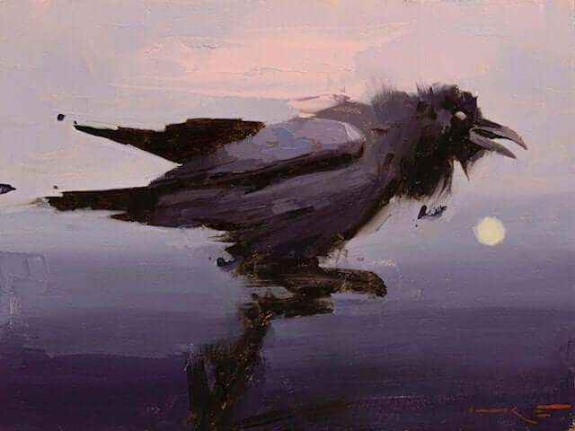 Raven by Thorgrimue Einarssen at LePrince Galleries