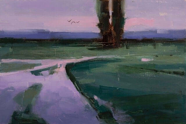 Cypress Sunset in Toscana by Thorgrimur Einarsson at LePrince Galleries