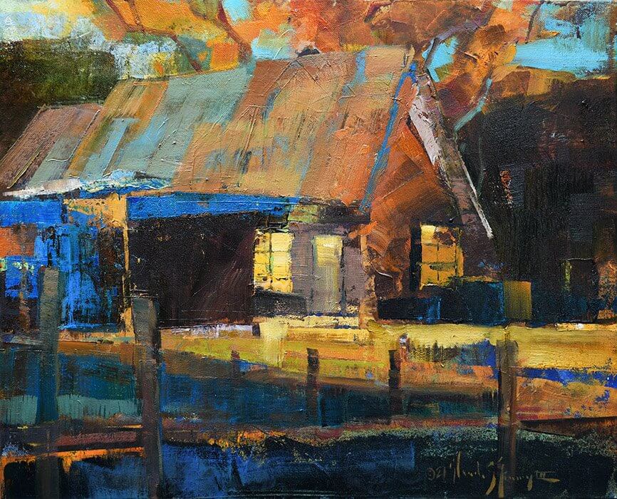 Dockside Shanty ll by Trey Finney at LePrince Galleries