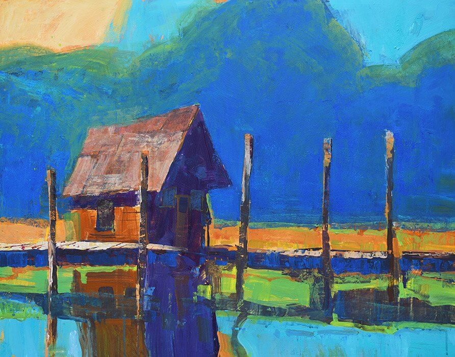 Dockside Shanty lll by Trey Finney at LePrince Galleries