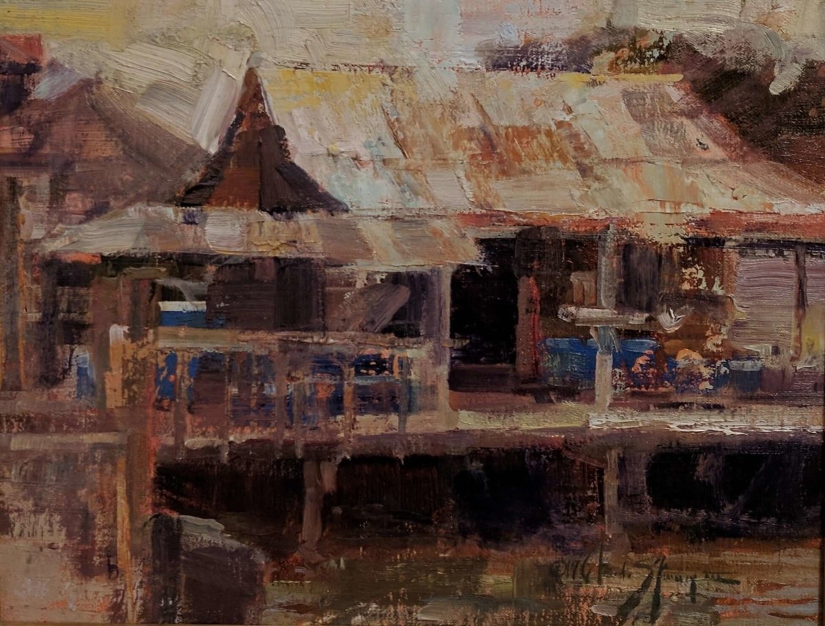 Shrimp Shack by Trey Finney at LePrince Galleries