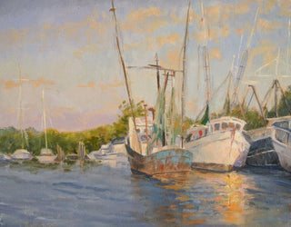 Dockside by Vicki Robinson at LePrince Galleries