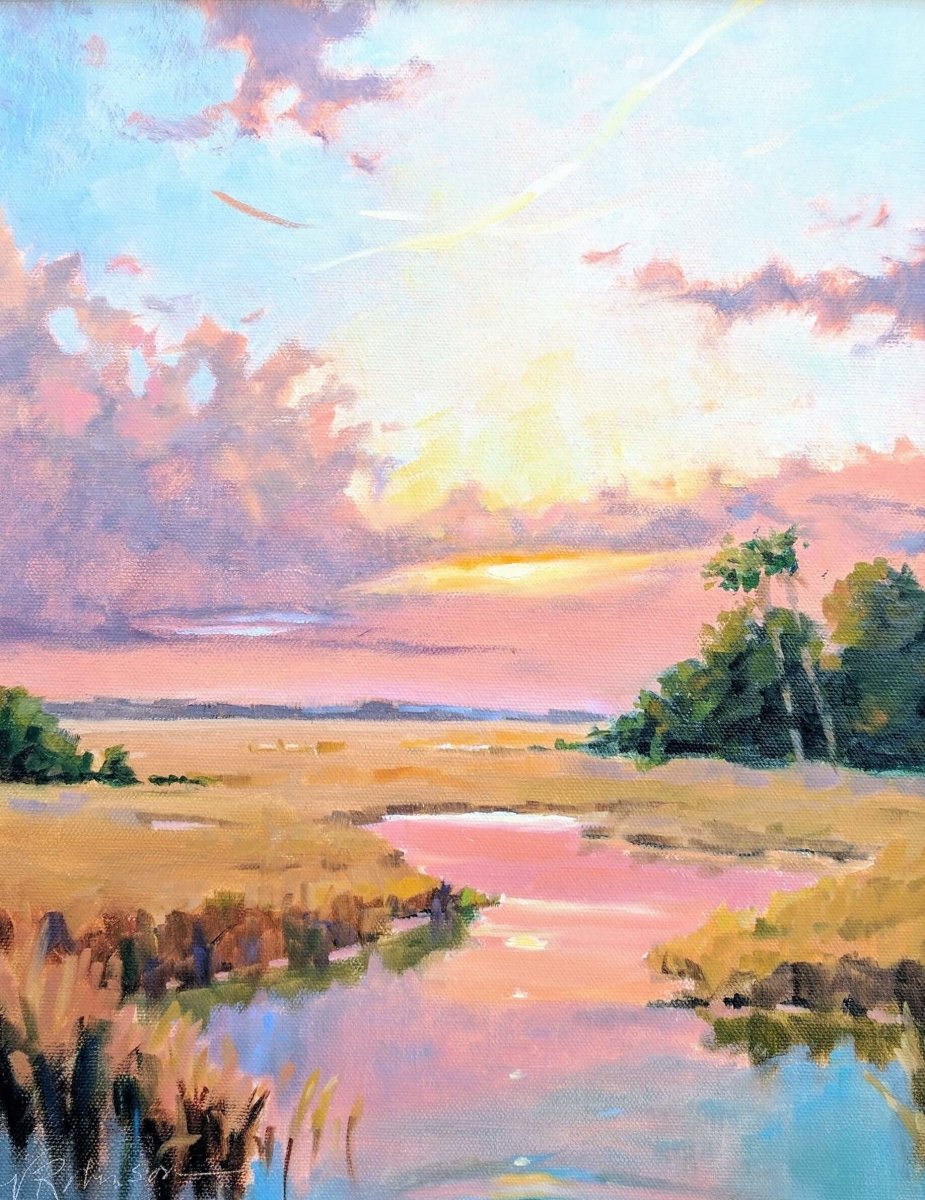 Kiawah Calm by VIcki Robinson at LePrince Galleries