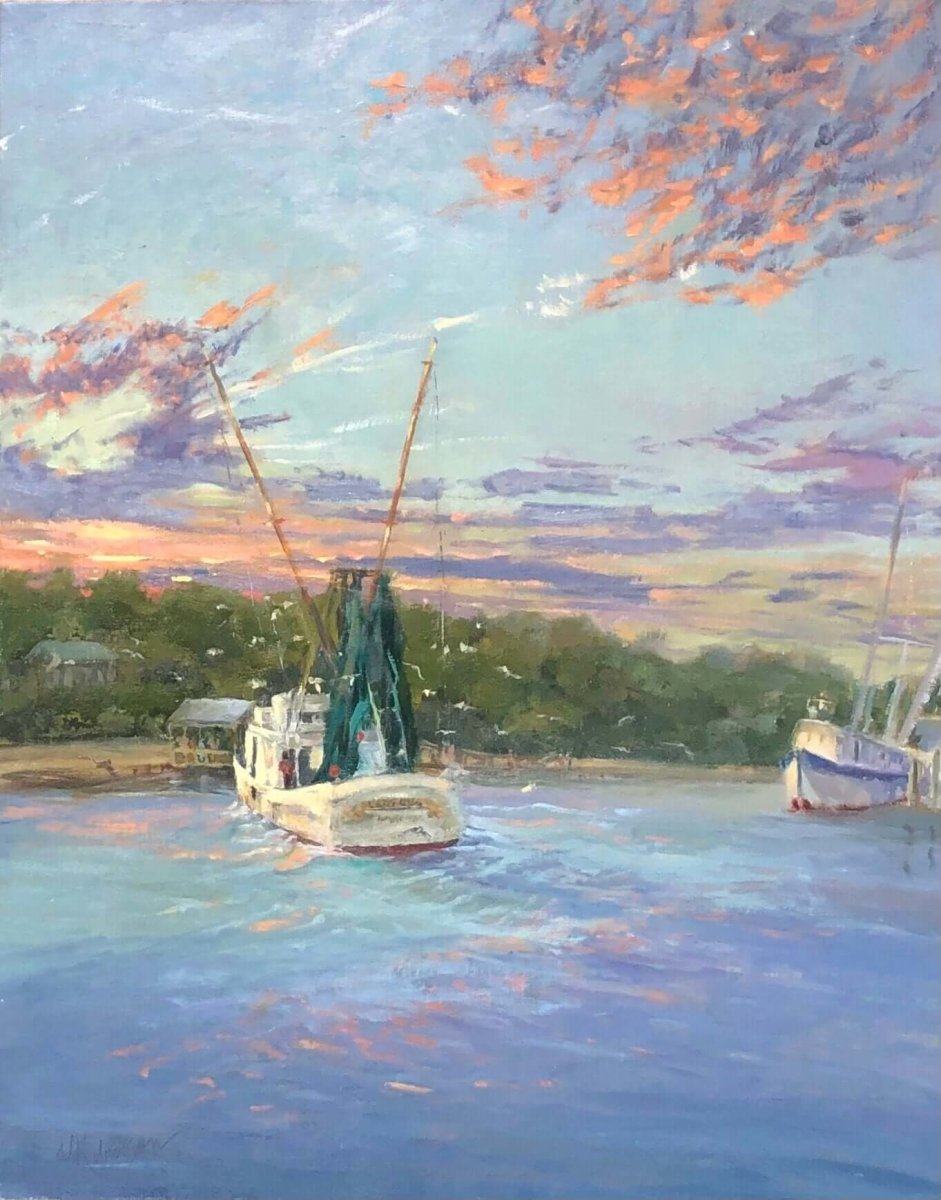 Last Catch of the Day by VIcki Robinson at LePrince Galleries