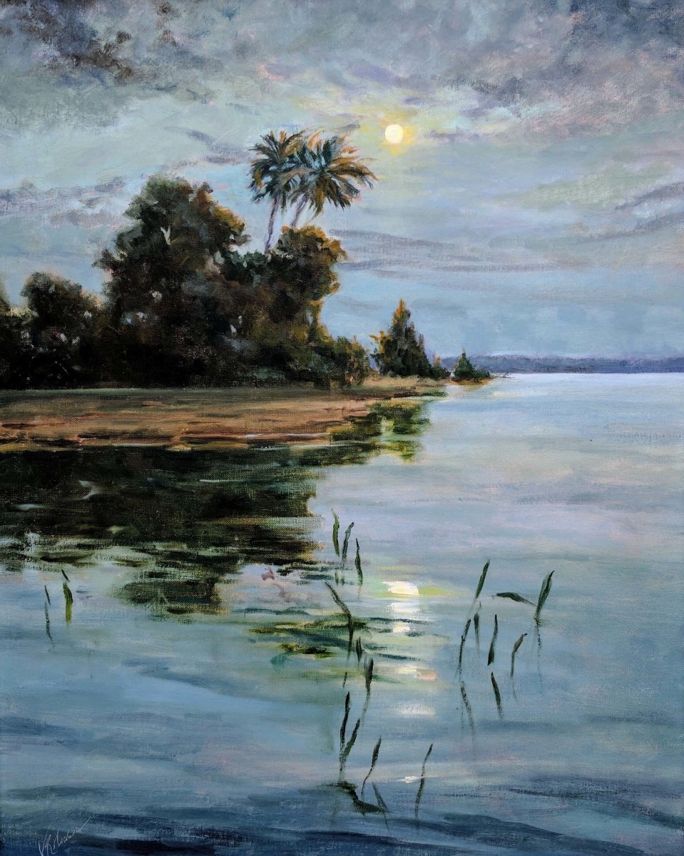 Midnight Kiawah by VIcki Robinson at LePrince Galleries