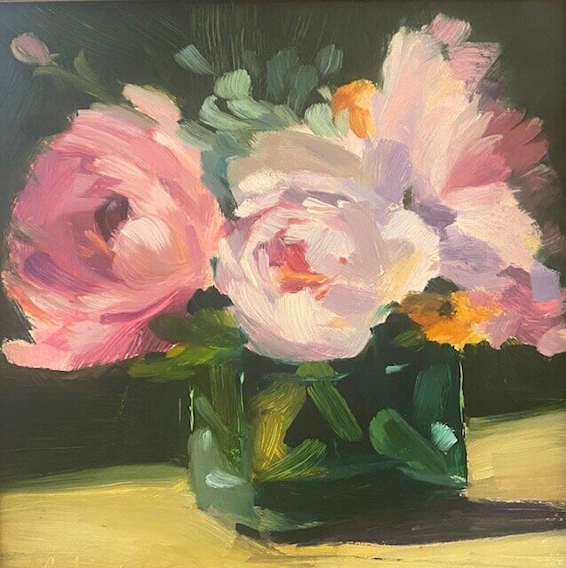 Peony Bouquet by VIcki Robinson at LePrince Galleries