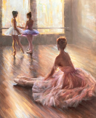 Golden Light in the Studio by Stacy Barter at LePrince Galleries