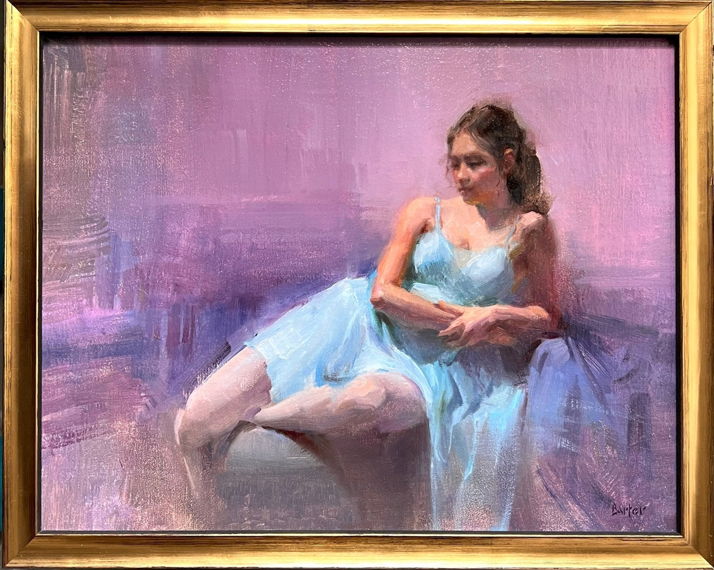 Hues of Blue and Violet by Stacy Barter at LePrince Galleries