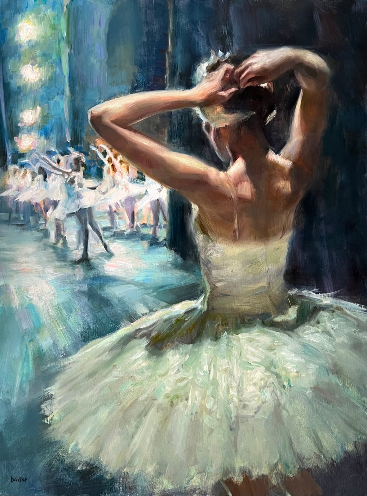 Preparing for Her Final Bow by Stacy Barter at LePrince Galleries