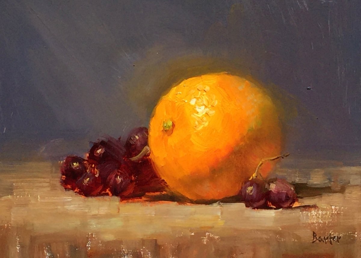 Fresh Picked Oranges by Stacy Barter at LePrince Galleries