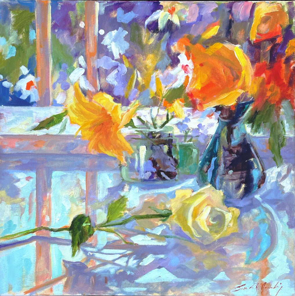Morning Flowers by Susannah Gramling at LePrince Galleries