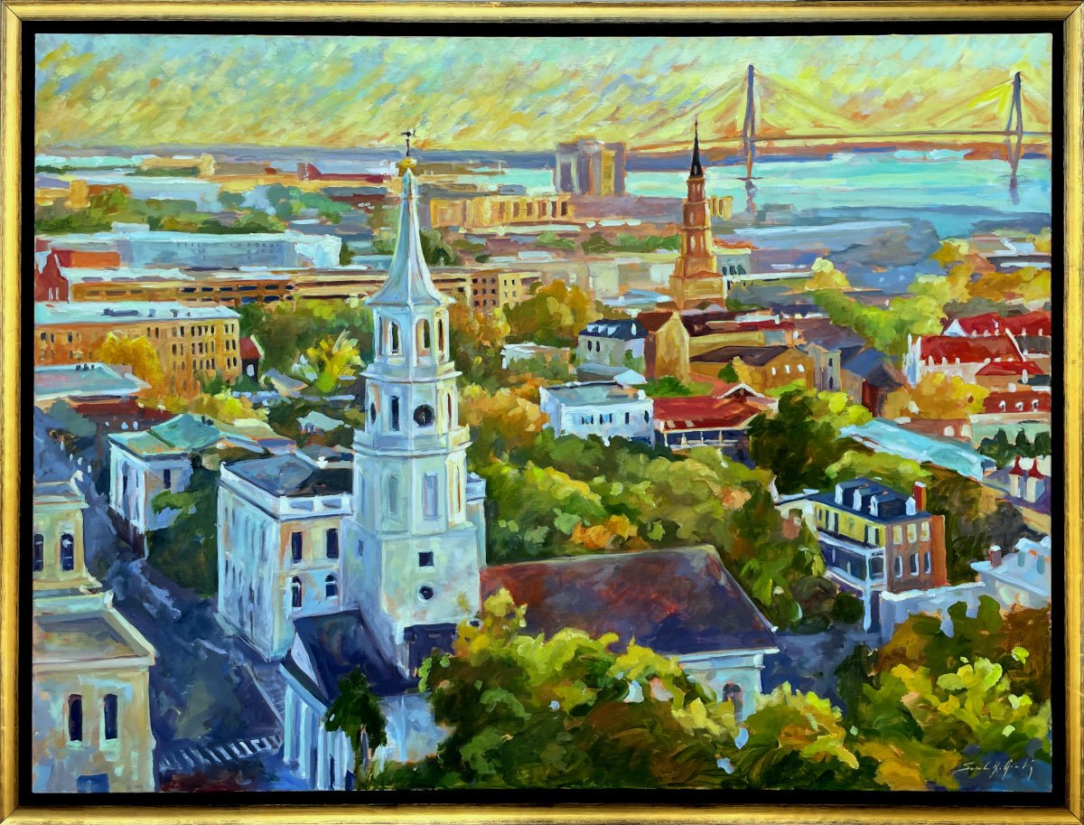 St Michaels to the Cooper by Susannah Gramling at LePrince Galleries