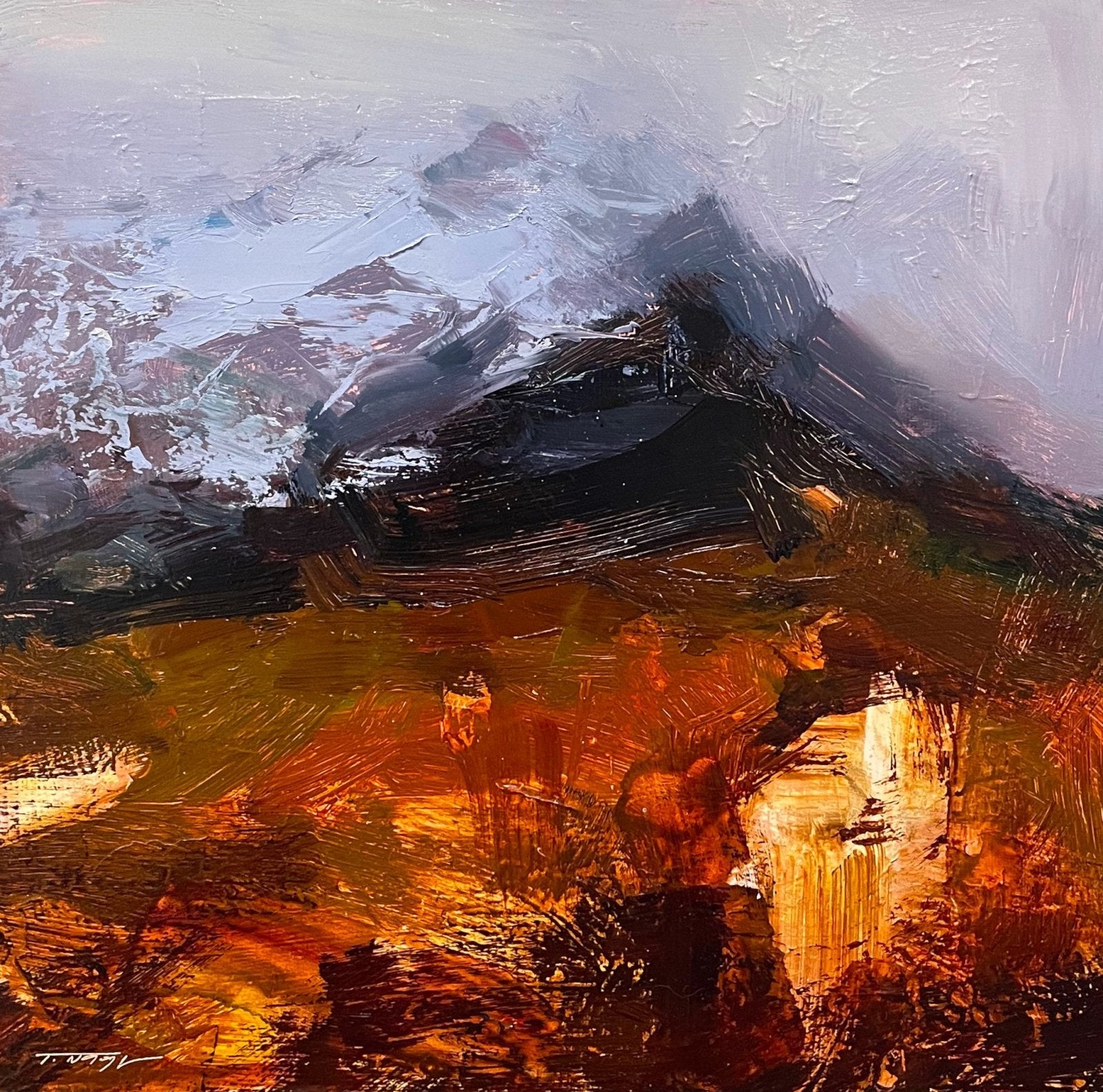 Mysterious Mountains by Tibor Nagy at LePrince Galleries