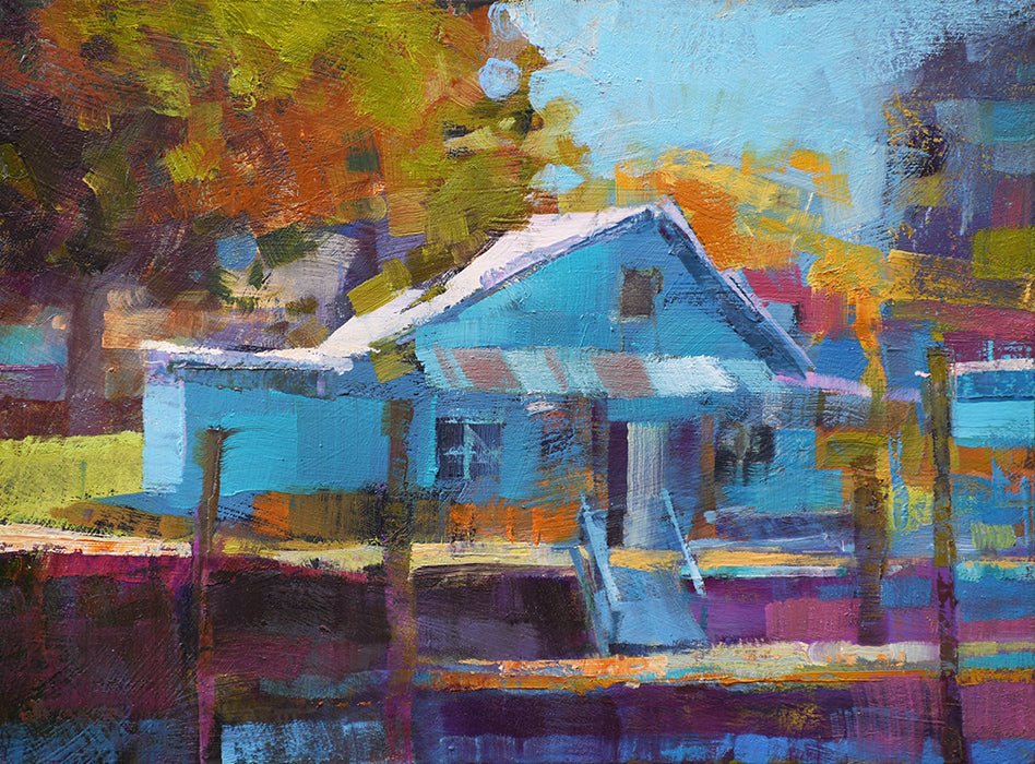 Dockside Shanty # V by Trey Finney at LePrince Galleries