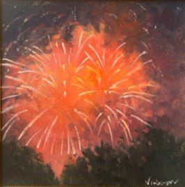 Happy Fourth by Vicki Robinson at LePrince Galleries