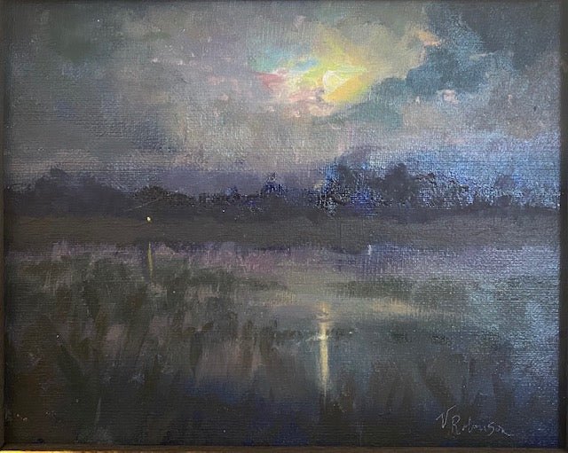 Night Lights by Vicki Robinson at LePrince Galleries