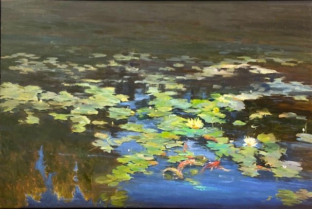 Summer Lilies by Vicki Robinson at LePrince Galleries